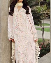 Qalamkar Oyster Pink Lawn Suit- Pakistani Designer Lawn Suits