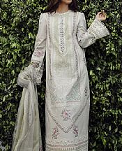 Qalamkar Grey Lawn Suit- Pakistani Lawn Dress