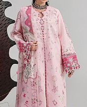 Qalamkar Pink Lawn Suit- Pakistani Lawn Dress