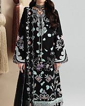 Qalamkar Black Lawn Suit- Pakistani Lawn Dress