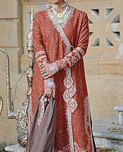 Rust Karandi Suit- Pakistani Winter Dress