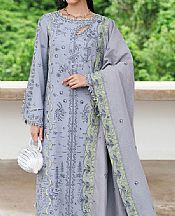 Qalamkar Cadet Grey Linen Suit- Pakistani Winter Clothing