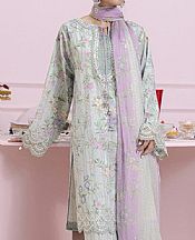 Qalamkar Mint/Green Lawn Suit- Pakistani Designer Lawn Suits