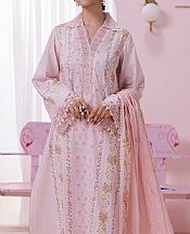 Qalamkar Pink Lawn Suit- Pakistani Designer Lawn Suits