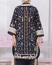Qalamkar Black Lawn Suit- Pakistani Designer Lawn Suits