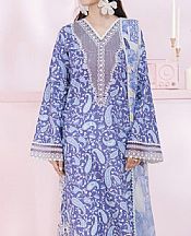 Qalamkar Blueberry Lawn Suit- Pakistani Designer Lawn Suits