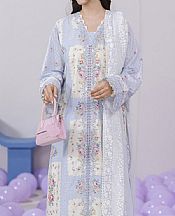 Qalamkar Lavender Lawn Suit- Pakistani Lawn Dress