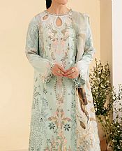Qalamkar Pixie Green Lawn Suit- Pakistani Lawn Dress