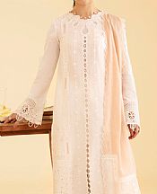 Qalamkar White Lawn Suit- Pakistani Lawn Dress