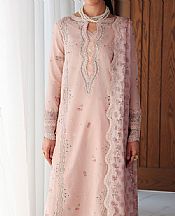 Qalamkar Baby Pink Lawn Suit- Pakistani Designer Lawn Suits