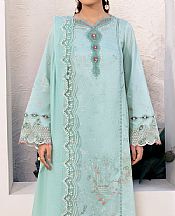 Qalamkar Aqua Lawn Suit- Pakistani Lawn Dress