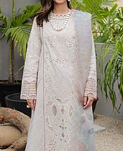Qalamkar Light Grey Lawn Suit- Pakistani Lawn Dress