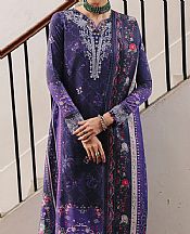 Qalamkar Blueberry Jacquard Suit- Pakistani Winter Clothing