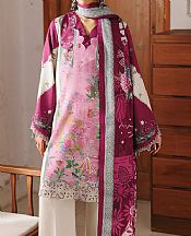 Qalamkar Pink Jacquard Suit- Pakistani Winter Dress