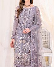 Ramsha Lavender Chiffon Suit- Pakistani Designer Chiffon Suit