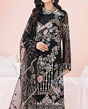 Ramsha Black Chiffon Suit- Pakistani Chiffon Dress