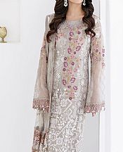 Ramsha Grey Chiffon Suit- Pakistani Designer Chiffon Suit