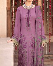 Mauve Karandi Suit- Pakistani Winter Dress