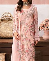 Ramsha Cavern Pink Chiffon Suit- Pakistani Designer Chiffon Suit