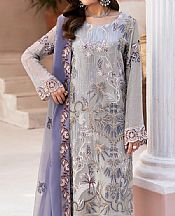 Ramsha Grey Chiffon Suit- Pakistani Chiffon Dress