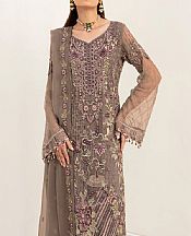 Ramsha Grey Chiffon Suit- Pakistani Chiffon Dress