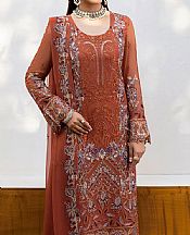 Chestnut Brown Chiffon Suit