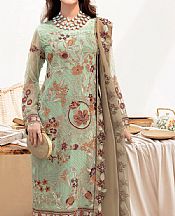 Ramsha Mint Green Chiffon Suit- Pakistani Chiffon Dress