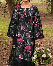 Ramsha Black Lawn Suit- Pakistani Lawn Dress