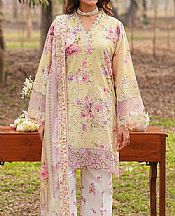 Ramsha Ivory/White Lawn Suit- Pakistani Designer Lawn Suits
