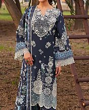 Ramsha Navy Blue Lawn Suit- Pakistani Designer Lawn Suits