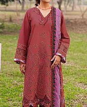 Ramsha Maroon Lawn Suit- Pakistani Designer Lawn Suits