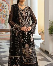 Ramsha Black Chiffon Suit- Pakistani Designer Chiffon Suit
