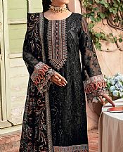 Ramsha Black Chiffon Suit- Pakistani Chiffon Dress