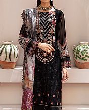 Ramsha Black Chiffon Suit- Pakistani Chiffon Dress
