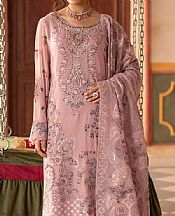 Ramsha Pink Chiffon Suit- Pakistani Designer Chiffon Suit
