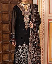 Ramsha Black Chiffon Suit- Pakistani Chiffon Dress