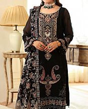 Ramsha Black Chiffon Suit- Pakistani Chiffon Dress