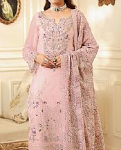 Ramsha Pink Chiffon Suit- Pakistani Designer Chiffon Suit