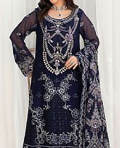 Blue Chiffon Suit