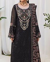 Black Chiffon Suit