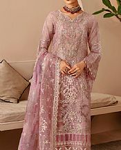 Ramsha Baby Pink Organza Suit- Pakistani Chiffon Dress