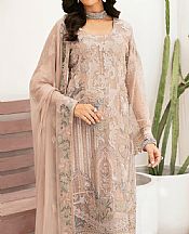 Ramsha Ivory Chiffon Suit- Pakistani Chiffon Dress