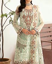 Ramsha Mint Green Chiffon Suit- Pakistani Chiffon Dress
