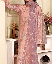 Ramsha Pink Chiffon Suit- Pakistani Designer Chiffon Suit