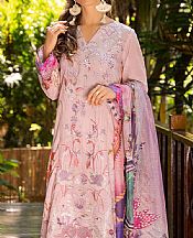 Ramsha Pink Lawn Suit- Pakistani Lawn Dress