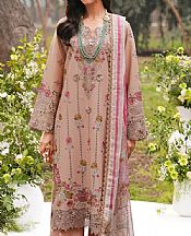 Ramsha Tea Pink Lawn Suit- Pakistani Designer Lawn Suits