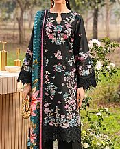 Ramsha Black Lawn Suit- Pakistani Lawn Dress