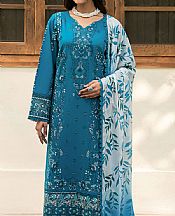 Turquoise Lawn Suit