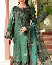 Ramsha Green Viscose Suit- Pakistani Winter Clothing