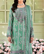 Ramsha Sea Green Viscose Suit- Pakistani Winter Clothing